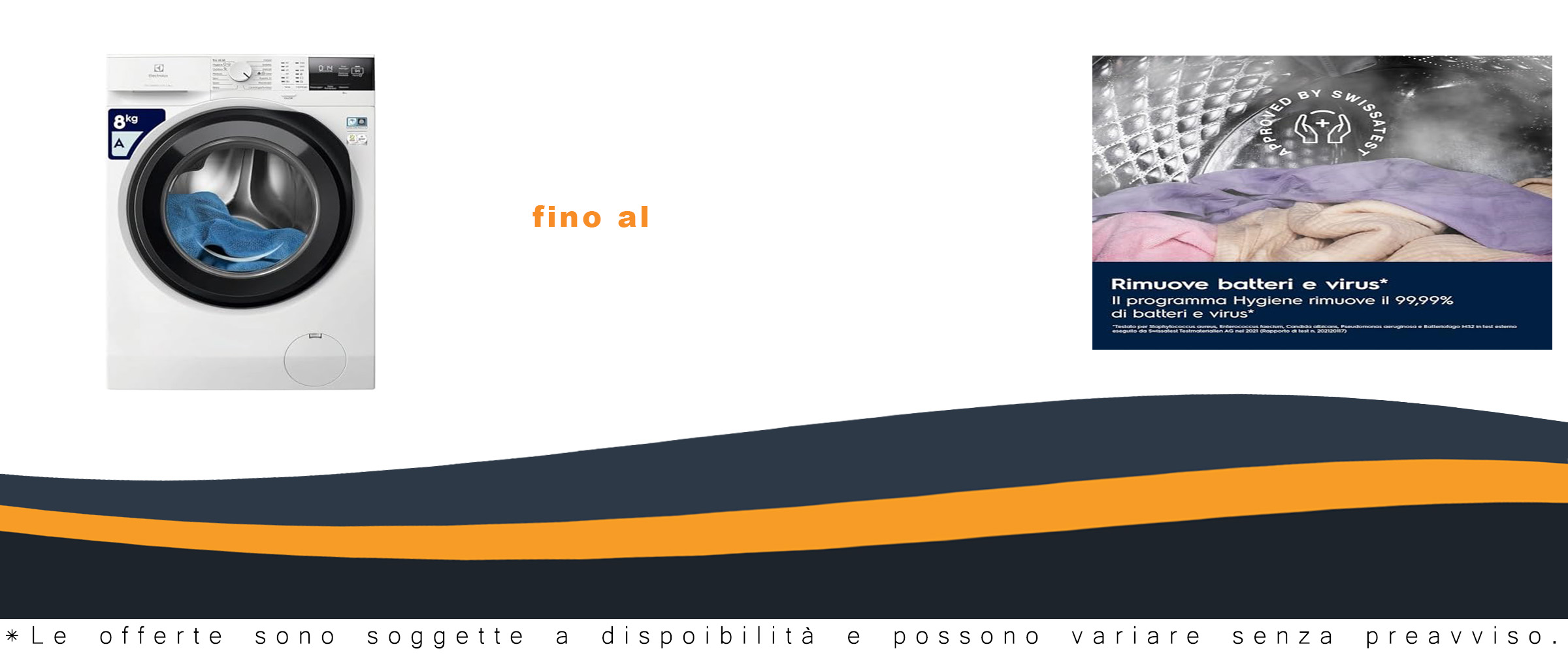 Lavatrice Electrolux 600 EW6FA28G a carica frontale, con capacità 8 Kg, motore Inverter+ e programma Hygiene rapido