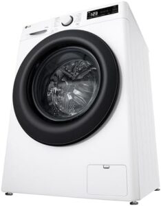 Lavasciuga LG AI DD D4R3009NSWB con lavaggio a vapore, motore Inverter Direct Drive e capacità 9kg di lavaggio e 6kg di asciugatura, perfetta per ogni esigenza.