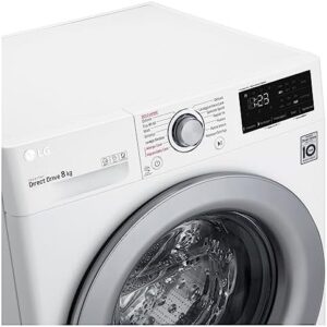 Lavatrice LG AI DD F2WV3S7S4E a carica frontale 7 kg, con motore Inverter e lavaggio a vapore, perfetta per famiglie di medie dimensioni.