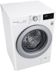 Lavatrice LG AI DD F2WV3S7S4E a carica frontale 7 kg, con motore Inverter e lavaggio a vapore, perfetta per famiglie di medie dimensioni.