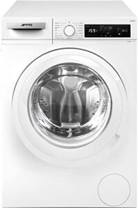 Lavatrice Smeg Carica Frontale 7 kg A+++, 1000 Giri in azione, design elegante e funzionalità avanzate.