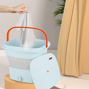 CEIEVER Mini lavatrice da 220V, compatta e pieghevole, ideale per campeggio e piccoli spazi