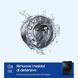 Samsung Lavatrice BESPOKE AI™ con Ecodosatore, un'elettrodomestico avanzato che offre prestazioni superiori e tecnologia AI per il lavaggio intelligente.