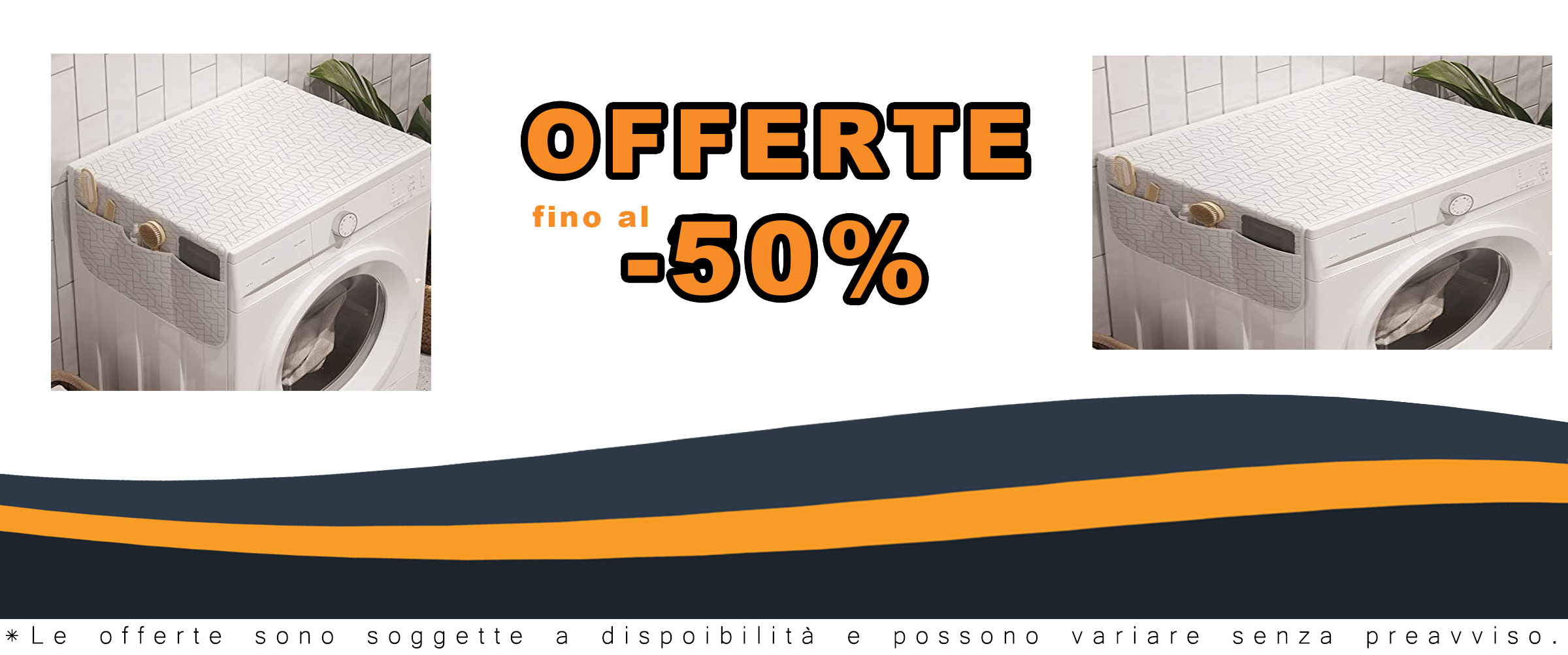 Lunarable Organizer per lavatrice grigio e bianco 47" x 18.5", soluzione pratica e funzionale per il tuo spazio lavanderia.