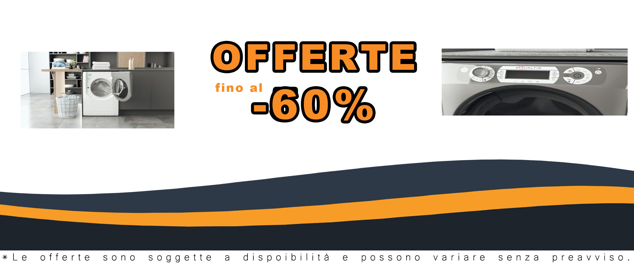 Lavatrice Hotpoint Slim a carica frontale 7Kg, A+++ (D), 1200 rpm con motore inverter e display LCD.