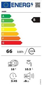 Lavastoviglie Haier XIB6B2D3FB integrabile con codice sconto