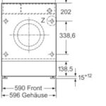 Bosch WIW28443 Serie 8 - Caricatore frontale per lavatrice da incasso, C, 62 kWh, 100 cicli di lavaggio, 1400 giri/min, 8 kg, colore: Bianco