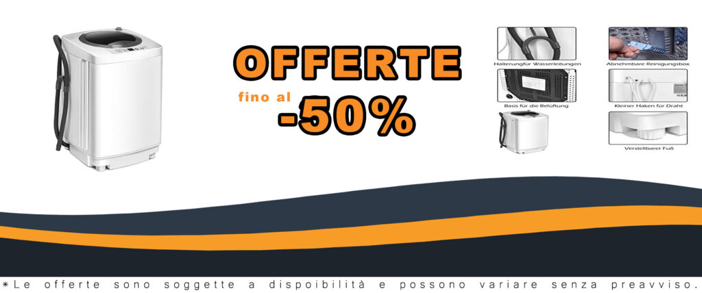 Mini lavatrice COSTWAY 3,5 kg, carica dall'alto con centrifuga, ideale per piccoli appartamenti