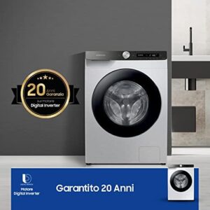 Samsung Lavatrice AI Control WW10T534DAT/S3 con Wi-Fi, funzione vapore e capacità di 10,5 kg