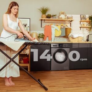 Cecotec Lavatrice Carica Frontale 8 Kg Bolero Dresscode 8410 Inverter Steel A, motore Inverter, vapore sterilizzante, basso consumo energetico