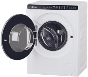 Lavatrice Candy Miniaqua CW50-BP12307G-S a carica frontale, 5 kg, 1200 giri, con programmi rapidi e funzione antipiega