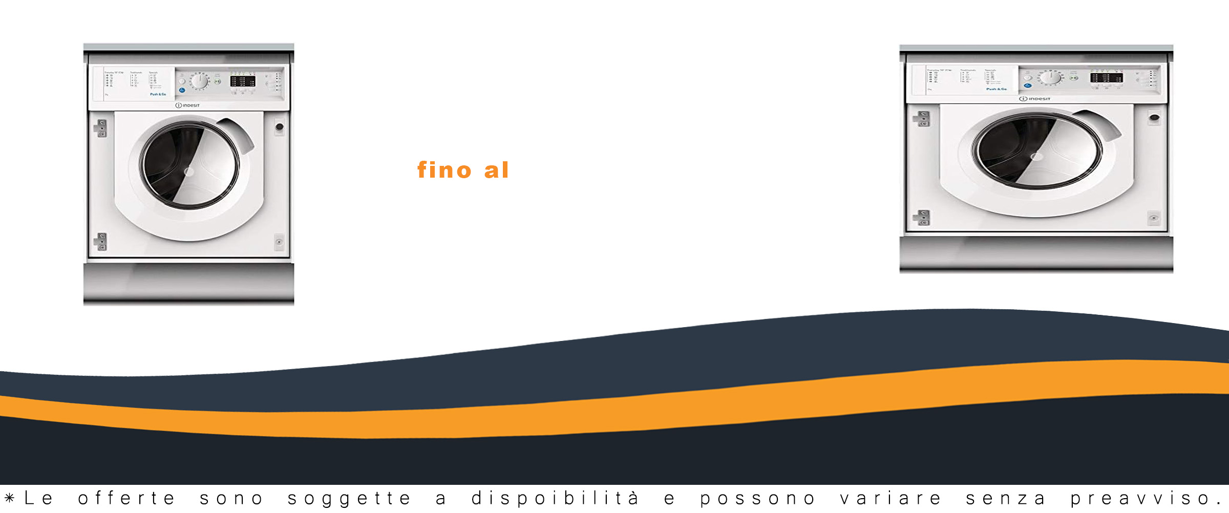 Lavatrice Indesit BI WMIL 71252 EU da incasso, 7 kg, 1200 giri al minuto, bianca  