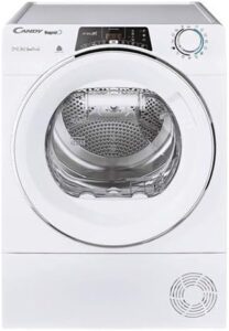 Asciugatrice da 7 kg con pompa di calore e connettività WIFI+Bluetooth per un'asciugatura efficiente e comoda.