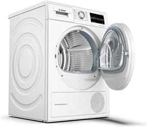 Bosch Asciugatrice Serie 6 WTW85448IT, un elettrodomestico moderno e silenzioso, con tecnologia Anti-Vibrazioni e classe energetica A++.