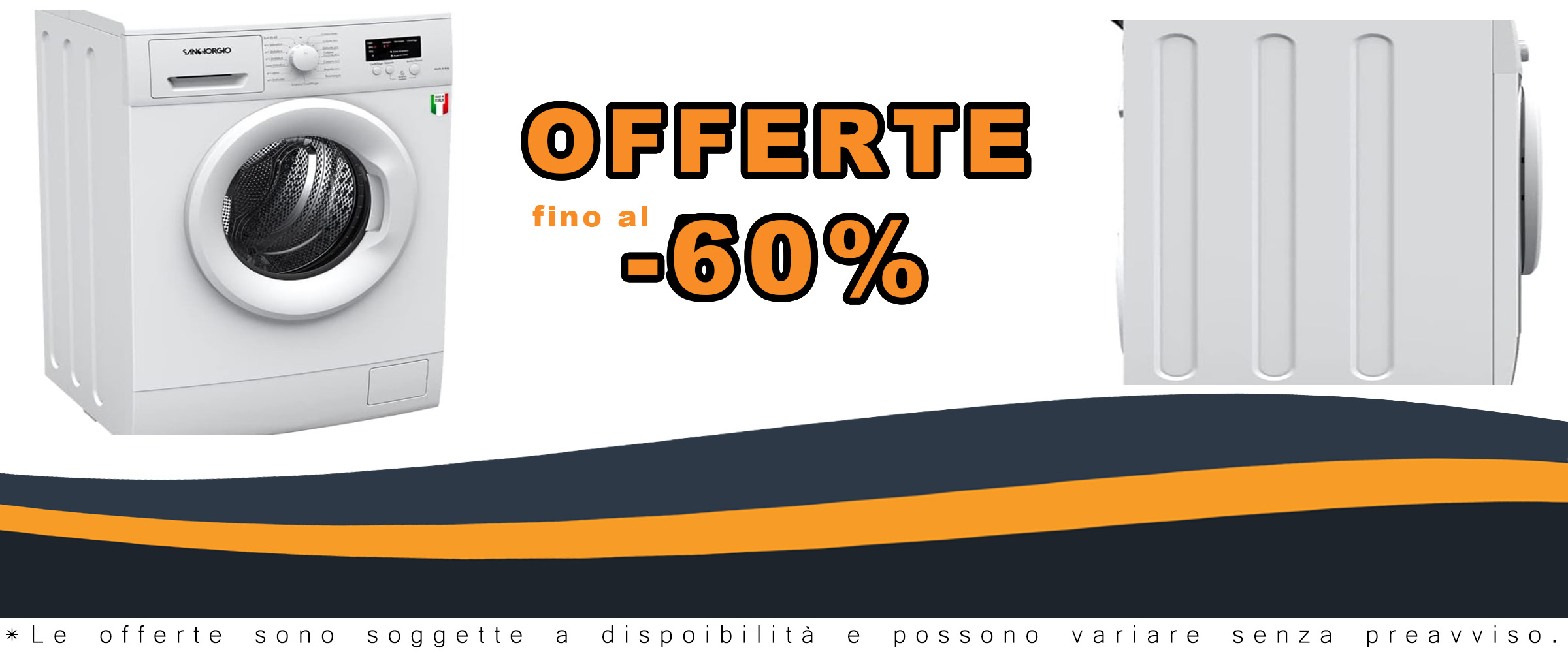 Lavatrice 7 Kg Carica frontale SG710 con classe energetica D, 1200 giri e design compatto