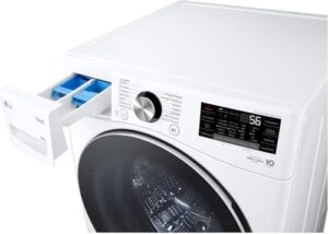 LG AI DD F0P3020TSWC Lavatrice 20kg, a Carica Frontale, Capacità XL Serie P3, Classe B, 1000 Giri, TurboWash 360, Vapore, Wi-Fi, Motore Inverter Direct Drive, Libera installazione, Bianco