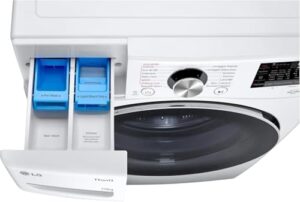 LG AI DD F0P3020TSWC Lavatrice 20kg, a Carica Frontale, Capacità XL Serie P3, Classe B, 1000 Giri, TurboWash 360, Vapore, Wi-Fi, Motore Inverter Direct Drive, Libera installazione, Bianco