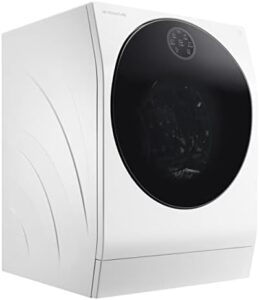 LG Signature LSWD100E Lavasciuga 12 - 7 kg, 1600 giri, Lavatrice e Asciugatrice con Wi-Fi, Pompa di calore, AI DD, Motore Centum System garantito 20 anni, TurboWash49, Vapore, Autodosaggio, Bianca