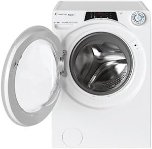 Lavatrice Candy RO 14104DWMT/1-S in uso con capacità di carico 10 kg e classe energetica A