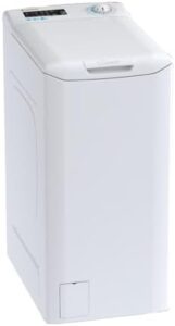 Lavatrice Candy Smart CST 28T1/1-11, caricamento dall'alto, 8 kg, 1200 giri al minuto, design bianco