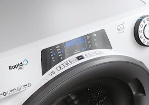 Lavatrice Slim (45 cm) 7 Kg Classe A 1400 giri Inverter Vapore - RP4 476BWMR/1-S RapidÓ PRO, un modello compatto e potente con funzioni avanzate.
