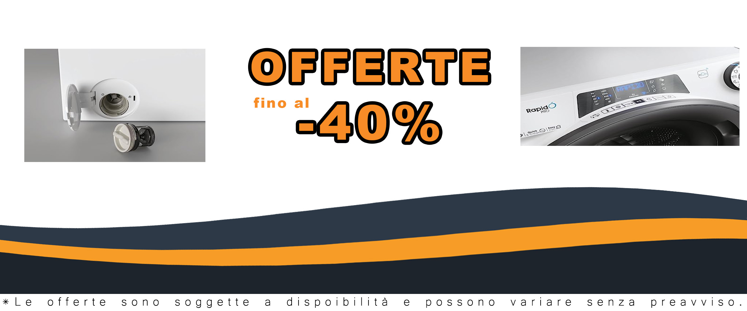 Lavatrice Slim (45 cm) 7 Kg Classe A 1400 giri Inverter Vapore - RP4 476BWMR/1-S RapidÓ PRO, un modello compatto e potente con funzioni avanzate.