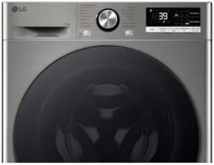 Lavatrice intelligente LG F4WR7010AGS, 10 kg, con AI Direct Drive e TurboWash 360° in inox grafite