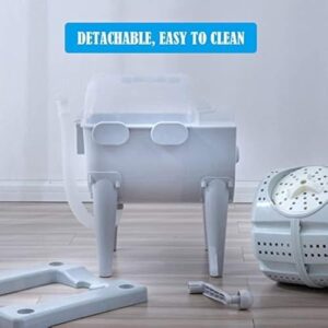 Lavatrice portatile manuale Turbo, ideale per il campeggio e i viaggi, senza bisogno di elettricità