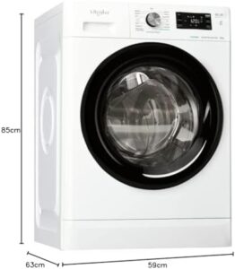 Lavatrice carica frontale 9 kg, classe A, 1400 giri, libera installazione, perfetta per famiglie e risparmio energetico
