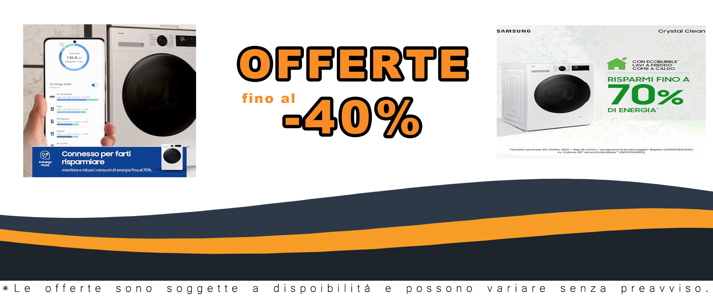 Samsung Lavasciuga Crystal WiFi WD90DG5B15BEET con WiFi, AI Ecobubble, e Vapore Igienizzante per un bucato perfetto.