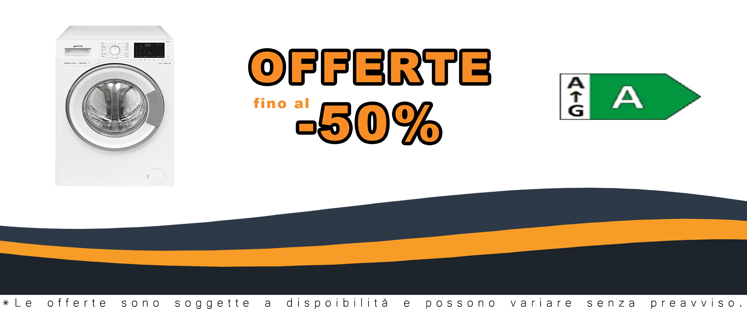 Lavatrice 8 Kg Classe A 60 cm 1400 giri - WHT814ASIT, elegante e funzionale per ogni casa.