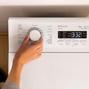 Cecotec Lavatrice Carica Superiore 8kg Bolero Dresscode Top Max 80 Inverter A con motore Inverter Plus e funzione vapore
