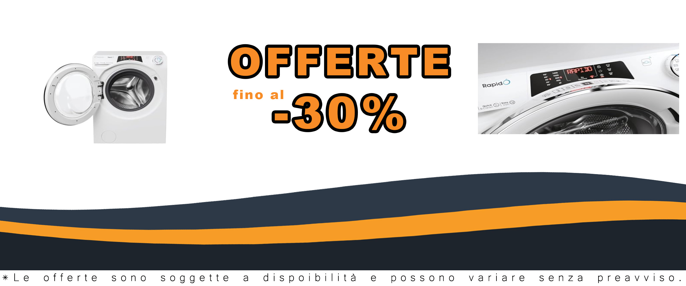 Candy RO14146DWMCT/1-S Lavatrice a carica frontale RapidÓ, bianco, lavatrice ad alta capacità, programma rapido