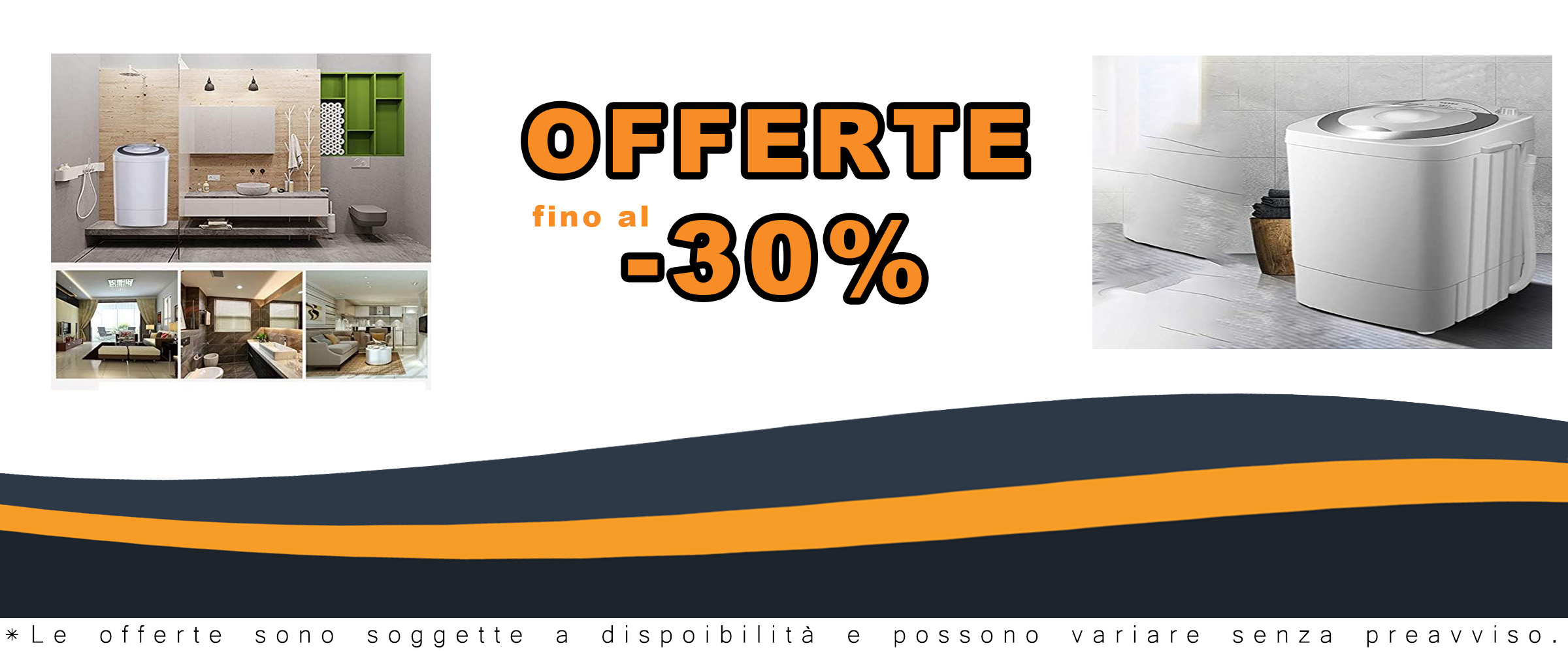 Immagine della Lavatrice OCYE White Edition, mini lavatrice bianca con capacità di 6.5 kg, adatta per camper e piccoli spazi
