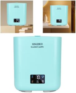 Fockety Lavatrice Portatile, mini lavatrice e asciugatrice combinata da 7 litri, adatta per piccoli appartamenti, con display touch screen e design compatto
