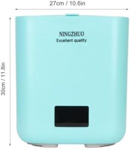 Fockety Lavatrice Portatile, mini lavatrice e asciugatrice combinata da 7 litri, adatta per piccoli appartamenti, con display touch screen e design compatto