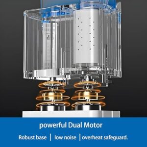 Lavatrice portatile a doppia vasca compatta da 5 kg, con centrifuga da 3,2 kg e rack asciutto gratuito in offerta.