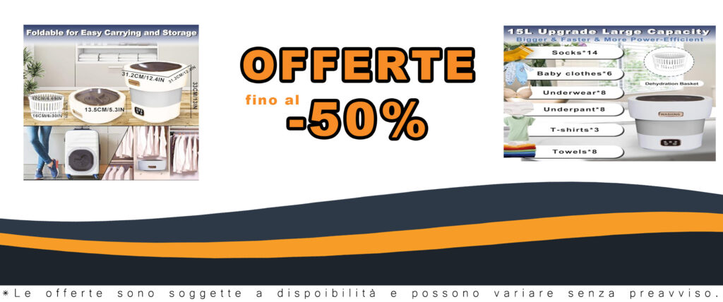 CNCJ Lavatrice portatile 12L 2 in 1, pieghevole e compatta, ideale per piccoli spazi e viaggi