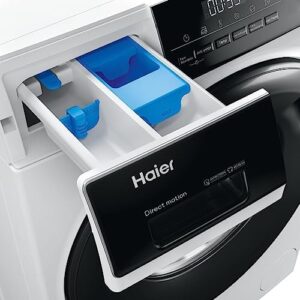 Lavatrice Haier I-Pro Serie 3 bianca a carica frontale, 8 kg, con funzione vapore e 14 programmi