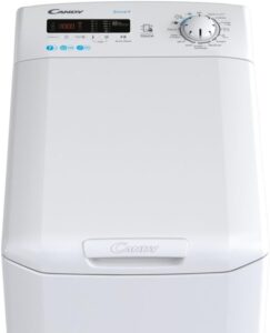 Lavatrice Candy CST 272D3/1-11, 7kg, carica dall'alto, bianca, classe energetica C