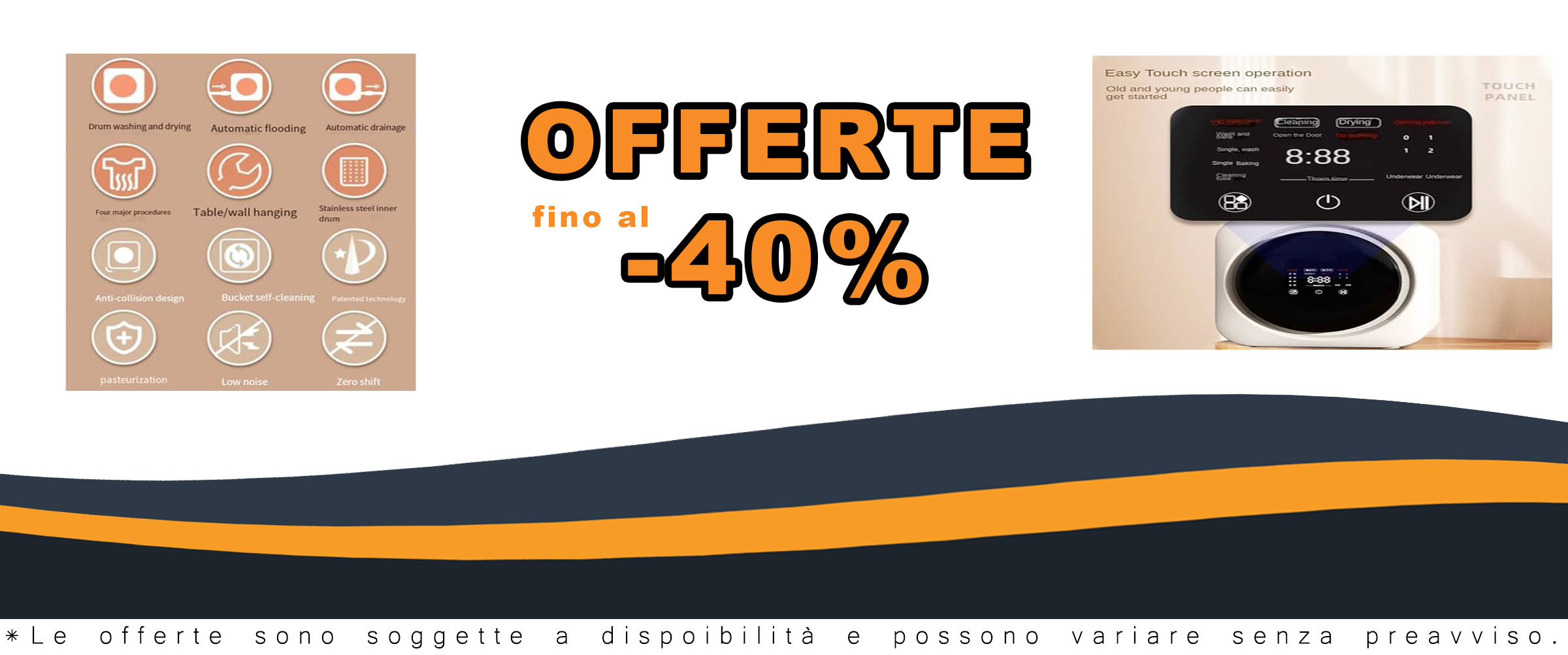 Qiang Mini Lavatrice con Asciugatrice Lavatrice all-in-One Mini Lavatrice Completamente Automatica per Biancheria Intima Personale 170W/3,5L,per Appartamento,Casa,Dormitorio,Desktop
