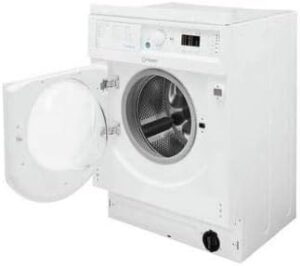 Lavatrice Integrata 7 Kg 1200 Spin, perfetta per famiglie e piccoli appartamenti, con alta efficienza energetica e velocità di centrifuga.