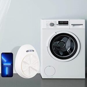 Mini lavatrice portatile a turbina ad ultrasuoni per biancheria intima e abbigliamento delicato, perfetta per viaggi e lavoro.