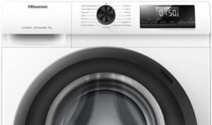 Lavatrice Hisense WFQE6012EVM, Slim, 6kg, con funzione vapore e motore inverter