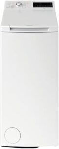 Lavatrice Hotpoint WMTG 723B IT a carica dall'alto, modello da 7,0 kg, elegante e funzionale, perfetta per famiglie di dimensioni medie.