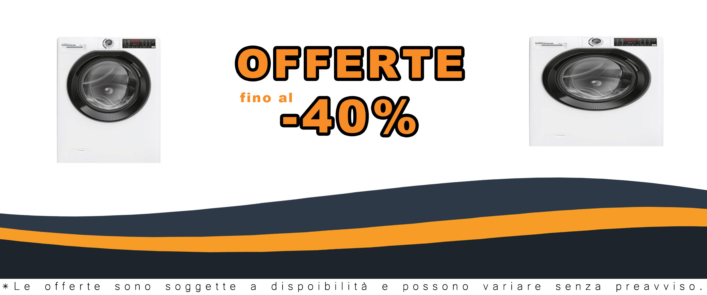 Hoover H3WPS4376TAMB6-S, lavatrice slim 7 kg, design compatto, classe A, 1300 giri/min
