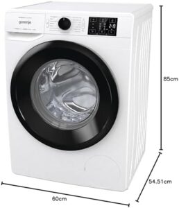 Gorenje WNEI 84 APS lavatrice bianca con funzione vapore, motore inverter e tamburo in acciaio inox