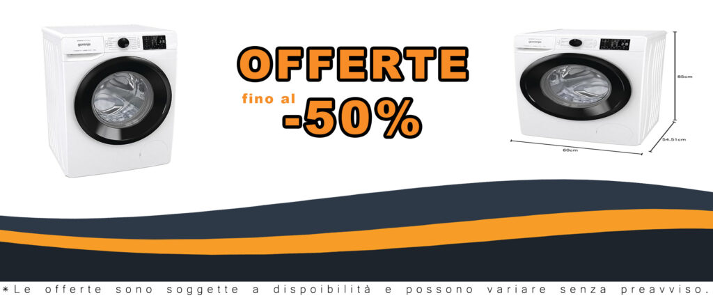 Gorenje WNEI 84 APS lavatrice bianca con funzione vapore, motore inverter e tamburo in acciaio inox