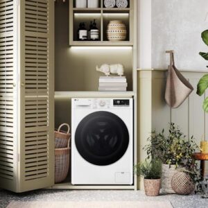 Lavatrice LG AI DD F4R7013TSWG 13kg a carica frontale con TurboWash 360, Wi-Fi, e Inverter Direct Drive