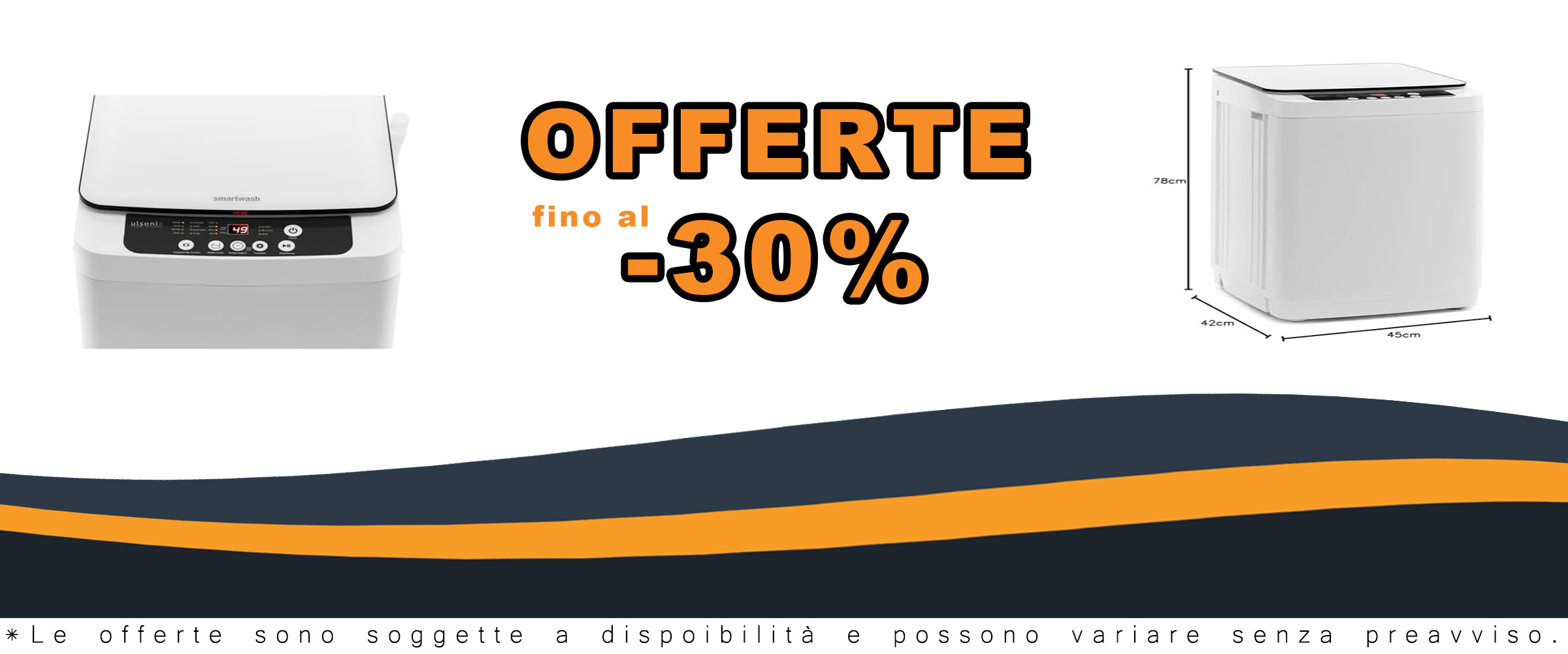 ulsonix LCLEAN Mini Lavatrice 4.5kg, lavatrice portatile ideale per viaggi e campeggio